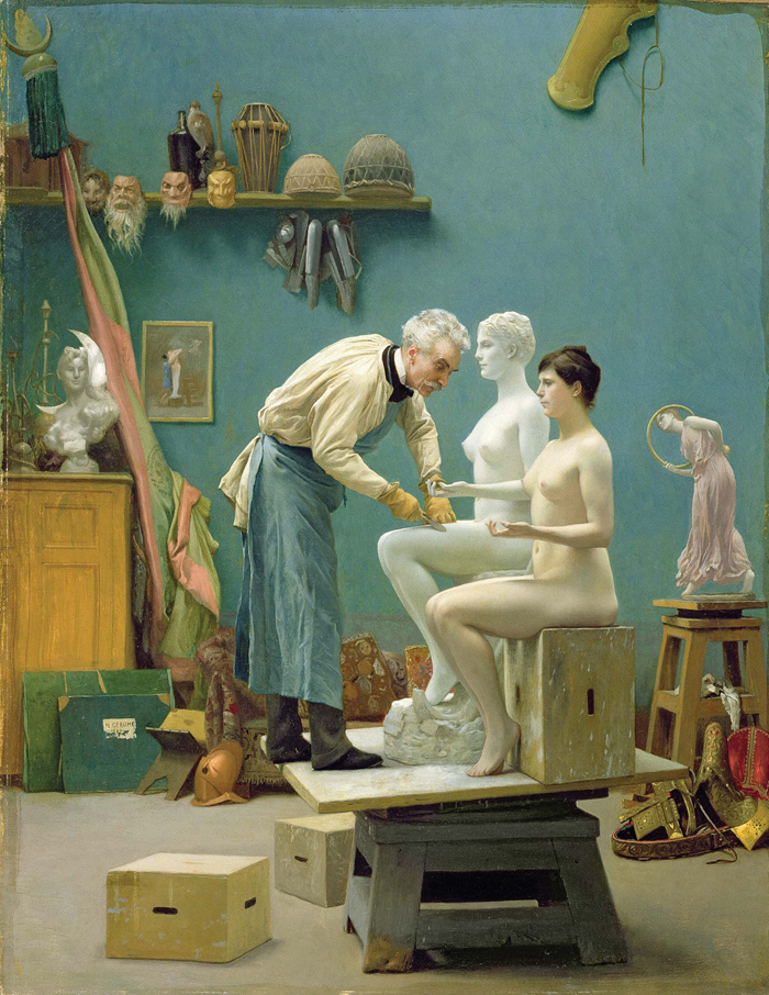 The Artist Sculpting Tanagra